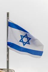 Single flag of Israel