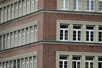 facade of a building , image taken in stettin szczecin west poland, europe