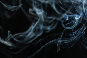 texture smoke black background, bract air waves fog