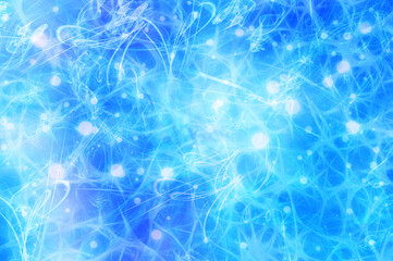 blue abstract background with lights effects