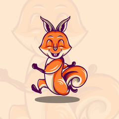 Squirrel Character Illustration
