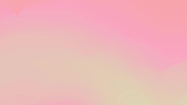 Pink, peach, and skin-colored Multicolored motion gradient background. Seamless loop of shades suitable for backdrops and content creation. Colors varying with smooth color transitions 4K UHD
