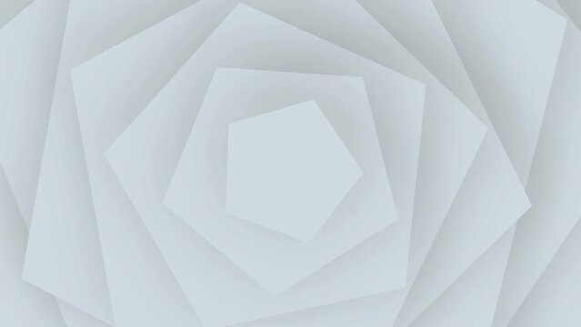 White pentagon shape pattern with duotone colors abstract. Beautiful abstract background for backdrops suitable for content creation. Animated seamless pattern, White pentagon background 4K