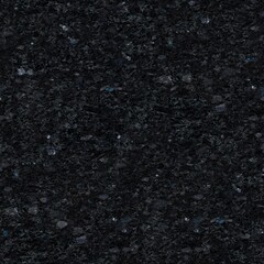 Relief black labradorite texture with shiny stones. Seamless square background, tile ready.