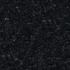 Tuinposter Relief black labradorite texture with shiny stones. Seamless square background, tile ready. © Dmytro Synelnychenko
