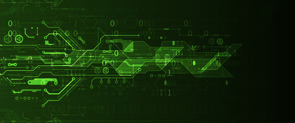 Abstract background on technological and scientific topics. Various techno details. Vector format.