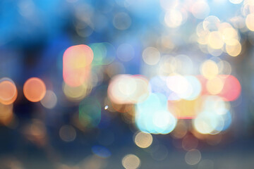 Fototapeta premium autumn abstract bokeh background, new bright october blurred