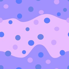 Seamless abstract background with patches in violet hues. Vector design.