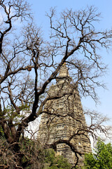 The Mahabodhi Temple. Buddhist temple in Bodh Gaya, India