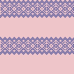 Christmas Fair Isle Seamless Pattern Design