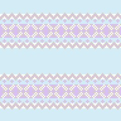 Christmas Fair Isle Seamless Pattern Design
