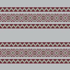 Christmas Fair Isle Seamless Pattern Design