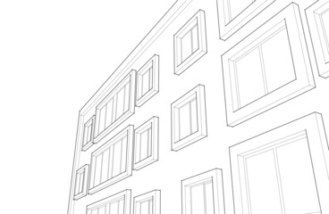 house sketch drawing