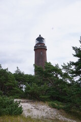 Leuchtturm Dar&szlig;er Ort, Prerow, Mecklenburg-Vorpommern, Deutschland