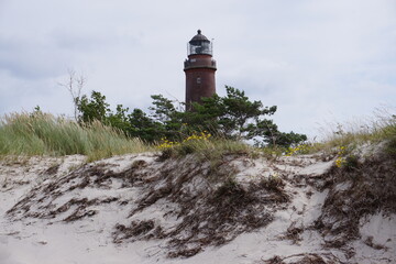 Leuchtturm Dar&szlig;er Ort, Prerow, Mecklenburg-Vorpommern, Deutschland