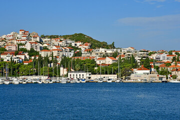 Fototapeta na wymiar Dubrovnik, Croatia- september 3 2021 : new port