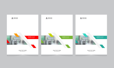 Fototapeta na wymiar Cover design for annual report and business catalog, magazine, flyer or booklet. Brochure template layout. A4 cover vector EPS-10