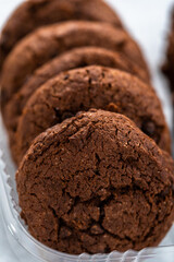 Double chocolate chip cookies