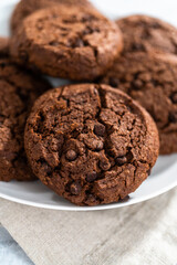 Double chocolate chip cookies