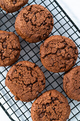 Double chocolate chip cookies