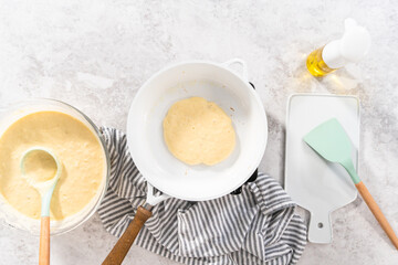 Coconut banana pancakes