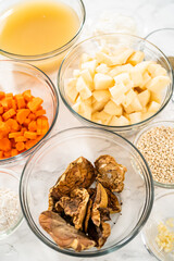 Creamy wild mushroom soup