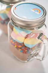 Unicorn hot chocolate mix