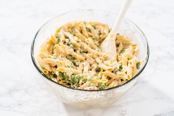 Macaroni Salad with Chicken