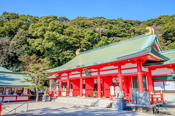 冬の赤間神宮　山口県下関市　Akama Shrine in winter. Yamaguchi-ken shimonoseki city
