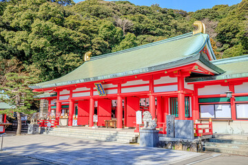 冬の赤間神宮　山口県下関市　Akama Shrine in winter. Yamaguchi-ken shimonoseki city