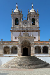 Fototapeta premium Nossa Senhora da Nazare Church, Sanctuary, Nazare, Portugal.