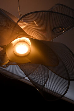 Design fan with light