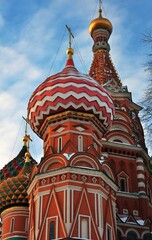 Fototapeta na wymiar St Basil Cathedral on the Red Square in Moscow