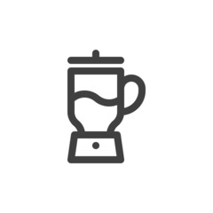 Coffee maker line icon