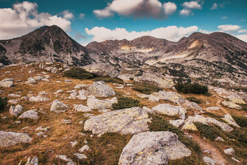 amazing mountain landscape in Retezat national park