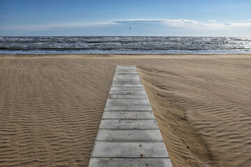 boardwalk in the sand