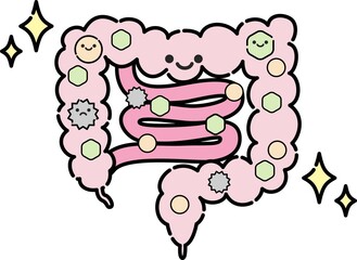 腸内環境のイラスト
