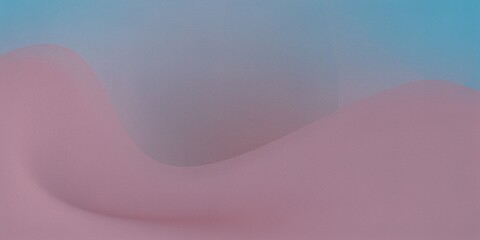 Fondo banner degradado con ruido en colores azules y rosas (tonos pastel). Fondo retro con formas abstractas degradadas en ondas y difuminadas, textura de grano elegante. Archivo de alta resolución.
