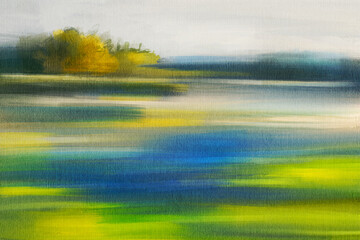 Abstract impressionism. Landscape