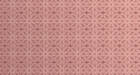 Arabic pattern background. Islamic ornament vector. Geometric 3d shape. Texture arabian traditional motif
