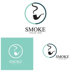 Smoke steam icon logo illustration isolated on white background Aroma vaporize icons. Smells vector line icon  hot aroma  stink or cooking steam symbols  smelling or vapor