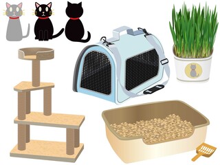猫　飼育セット