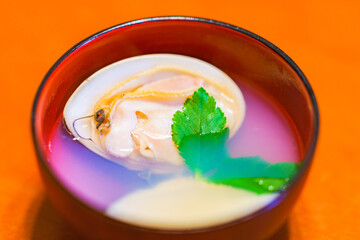 潮汁　うしお汁　ひなまつり　【 三月 の イメージ 】
