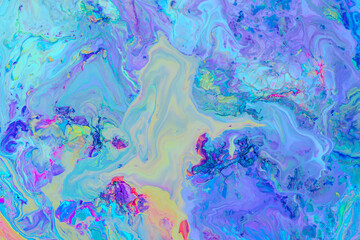 Fototapeta na wymiar Abstract background from flowing colored liquid paints