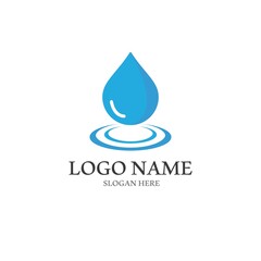 Water drop Logo Template vector