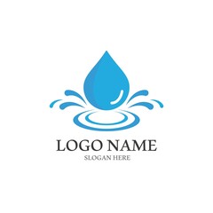 Fototapeta premium Water drop Logo Template vector