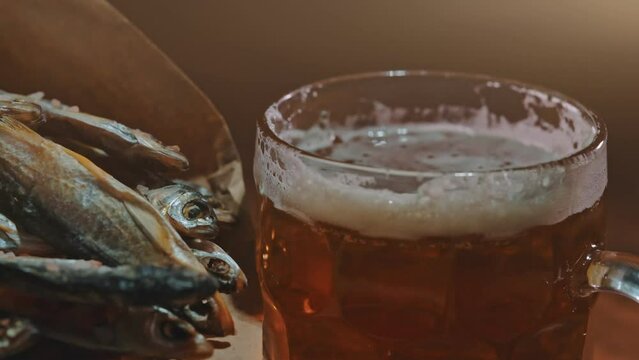 Sun dried fish and cold beer.
