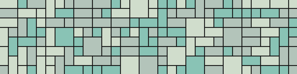 Fototapeta premium Offset Quads generative art background art illustration