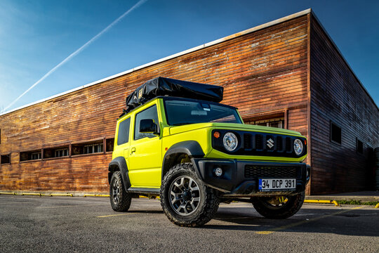 Suzuki Jimny is a line of four-wheel drive off-road mini SUVs, made by Japanese automaker Suzuki.