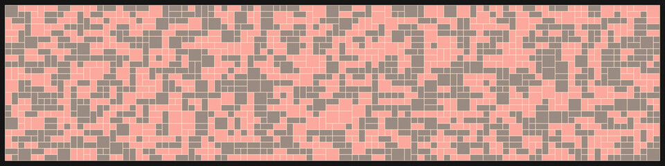 Fototapeta premium Offset Quads generative art background art illustration